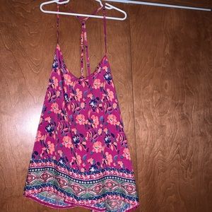purple/plumish color tank top, barely worn, flowy